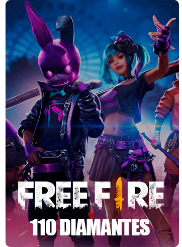 Recarga Free Fire com 100% de bônus na compra de diamantes em