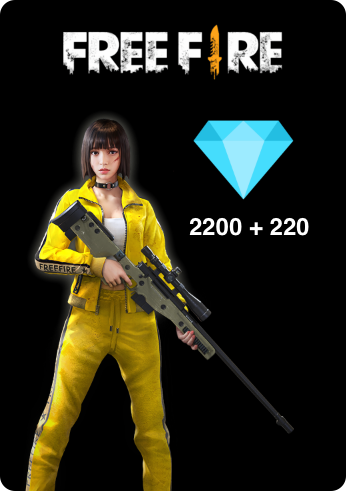 Free Fire - Recarga 2200+220 Diamantes [Digital] - Panama Games