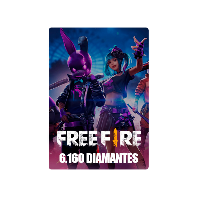 Free Fire - 310 Diamantes + 20% de Bônus