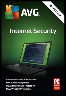 AVG Internet Security 1 User 1 User 1 Year AVG PC Key GLOBAL
