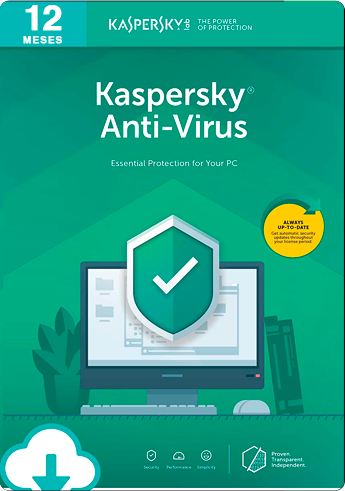 Kaspersky Antivirus 2021 - 1 año / 3 Dispositivos