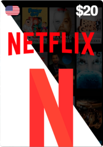 Netflix Gift Card - Código Digital $20