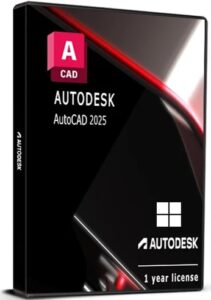 Windows - Autodesk AutoCAD 2025 1 año