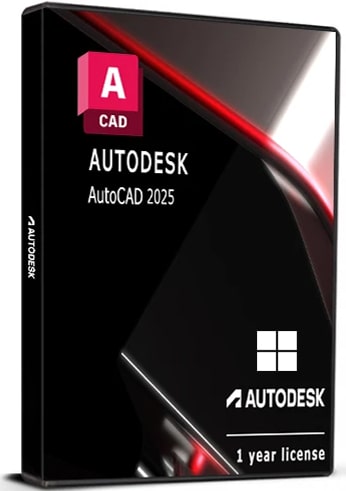 Windows - Autodesk AutoCAD 2025 1 año