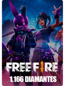 Free Fire 1060 Diamantes + 106 Bonus