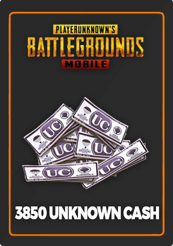 PUBG Mobile - Recarga Unknown Cash 3000 UC + 850 Bonus
