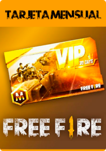 Free Fire Tarjeta Mensual
