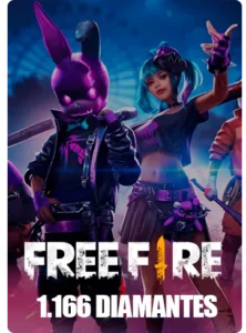 Free Fire 1060 Diamantes + 106 Bonus