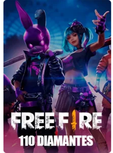 Free Fire Recarga por ID - 100 Diamantes + 10 Bonus