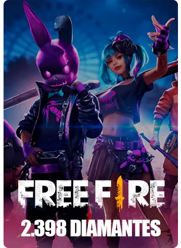 Free Fire Recarga por ID - 2180 Diamantes + 218 Bonus