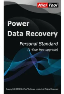MiniTool Power Data Recovery Personal Standard 1 Year MiniTool Solution Key GLOBAL