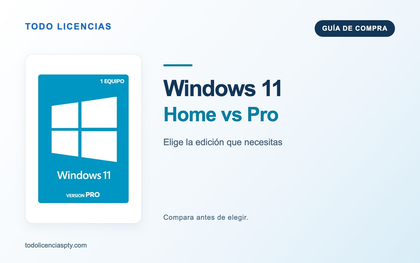 Windows 11 Home vs Pro: guía para elegir la edición adecuada