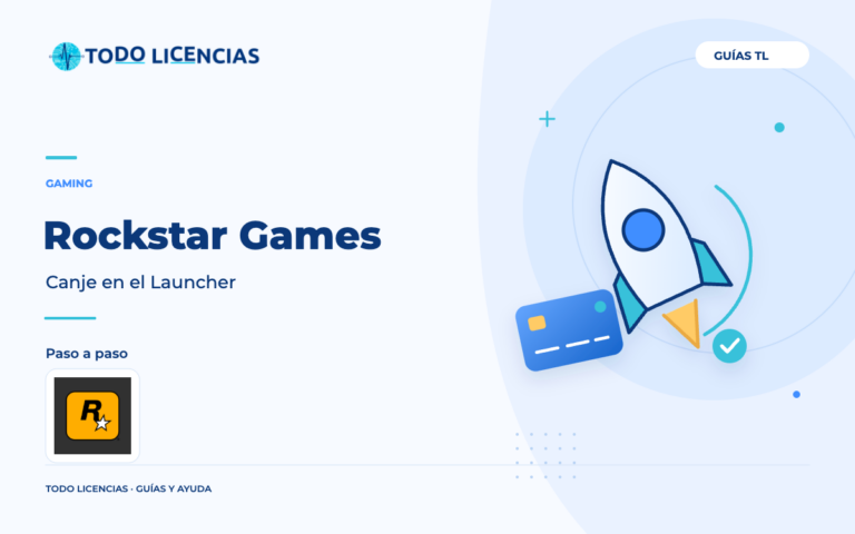 Rockstar Games: Canje en el Launcher. Guía editorial de Todo Licencias con imagen de marca auténtica.
